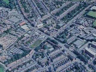 Northampton City, UK (2023) 3D Model