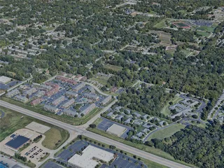 Springfield City, MO, USA (2024) 3D Model