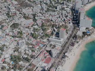 Acapulco City, Mexico (2022) 3D Model