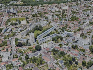 Limoges City, France (2022) 3D Model