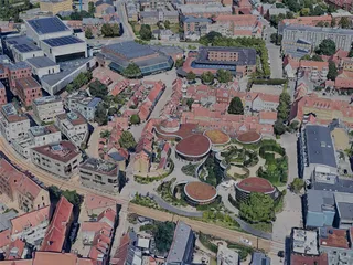 Odense City, Denmark (2023) 3D Model