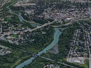 St. Catharines City, Canada (2023) 3D Model