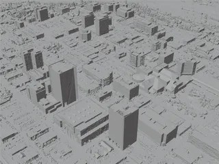 Anchorage City, AK, USA (2022) 3D Model