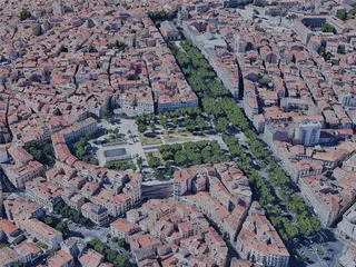 Beziers City, France (2022) 3D Model