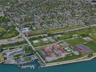 Buffalo City, NY, USA (2022) 3D Model