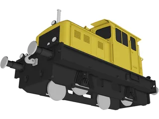 Newag DHG-240B Shunting 3D Model