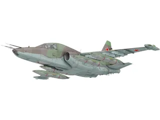 Sukhoi Su-25 Frogfoot 3D Model