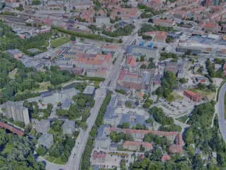 Gdansk City, Poland (2022) 3D Model