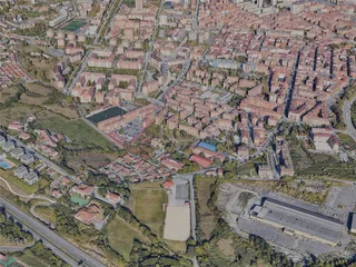 Gijon City, Spain (2023) 3D Model