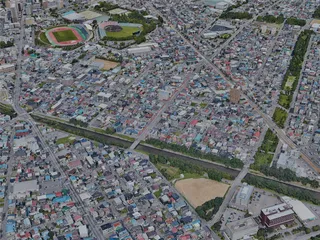 Hakodate City, Japan (2022) 3D Model