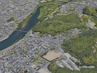 Himeji City, Japan (2022) 3D Model