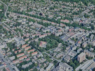 Klagenfurt am Worthersee City, Austria (2023) 3D Model