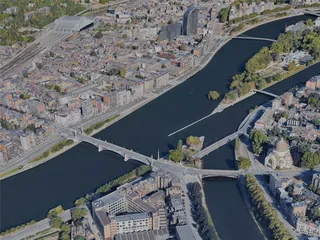 Liege City, Belgium (2022) 3D Model