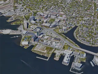 Norfolk City, VA, USA (2023) 3D Model