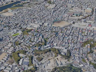 Okayama City, Japan (2023) 3D Model