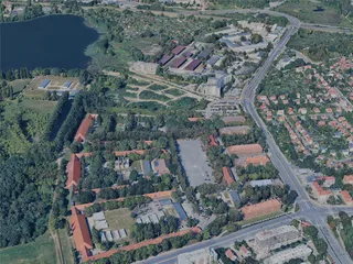 Olsztyn City, Poland (2024) 3D Model