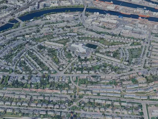 Aberdeen City, UK (2024) 3D Model