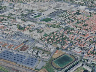 Clermont-Ferrand City, France (2024) 3D Model