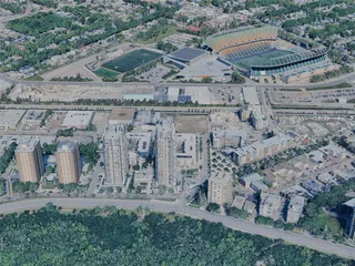 Edmonton City, AB, Canada (2024) 3D Model