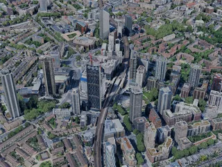 London City, UK (2024) 3D Model