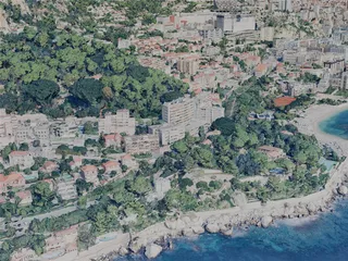 Monaco City, Monaco (2024) 3D Model