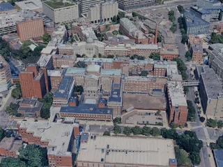 New Haven City, CT, USA (2024) 3D Model