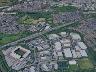 Stoke on Trent City, UK (2024) 3D Model