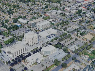 Tacoma City, WA, USA (2024) 3D Model