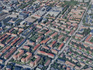 Uppsala City, Sweden (2023) 3D Model