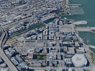 San Francisco City, CA, USA (2024) 3D Model