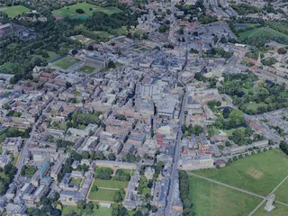 Cambridge City, UK (2024) 3D Model