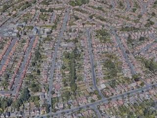 Derby City, UK (2022) 3D Model