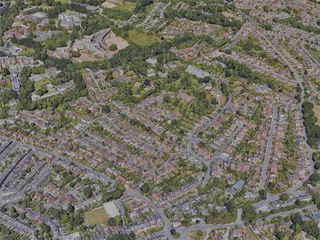 Exeter City, UK (2022) 3D Model