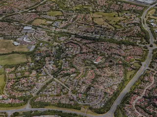 Milton Keynes City, UK (2022) 3D Model