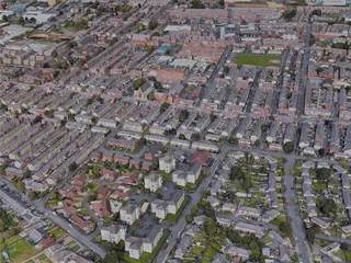 Preston City, UK (2022) 3D Model