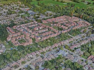 St. Albans City, UK (2022) 3D Model