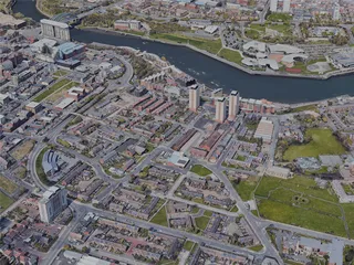 Sunderland City, UK (2022) 3D Model