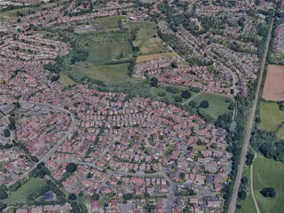 Worcester City, UK (2023) 3D Model