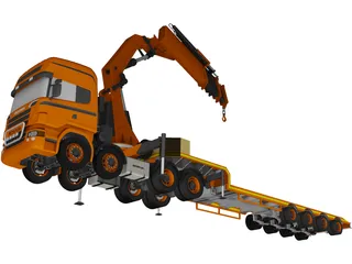 Scania Truck 3D Model