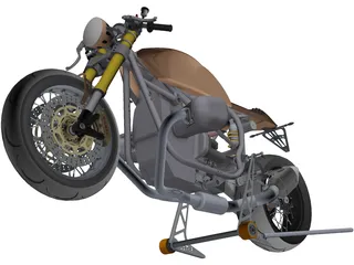 BMW R1100 Cafe Racer 3D Model