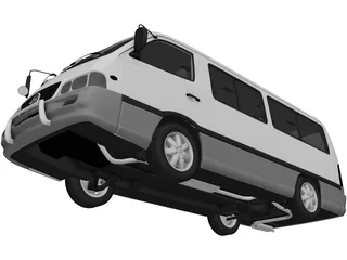 SsangYong Istana 2.9D (1996) 3D Model