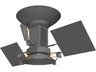 Magellan Satellite 3D Model