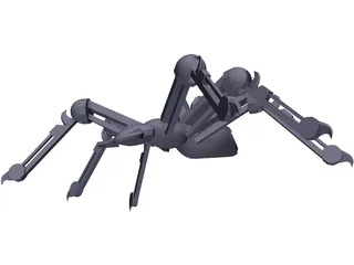 Robot Spider 3D Model