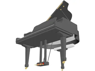 Piano 3D Model