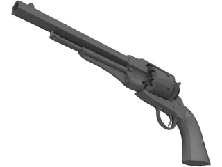 Remington 1858 3D Model