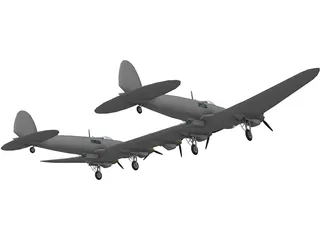 Heinkel He 111Z 3D Model