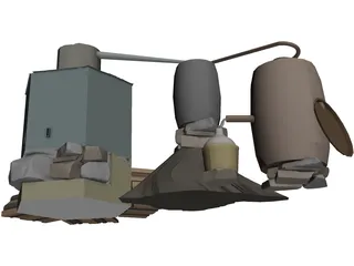 Moonshine Still 3D Model