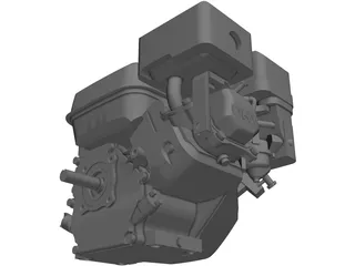 Honda GX200 Engine 3D Model