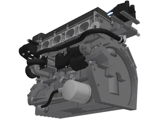 Caterham Duratec Engine 3D Model