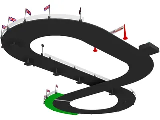 Racing Track 3D Model